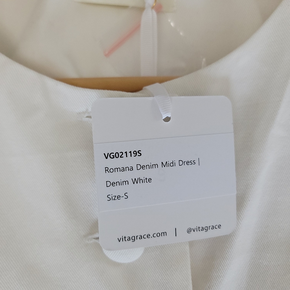 VITA GRACE White Button-Down size Small - Picture 3 of 3